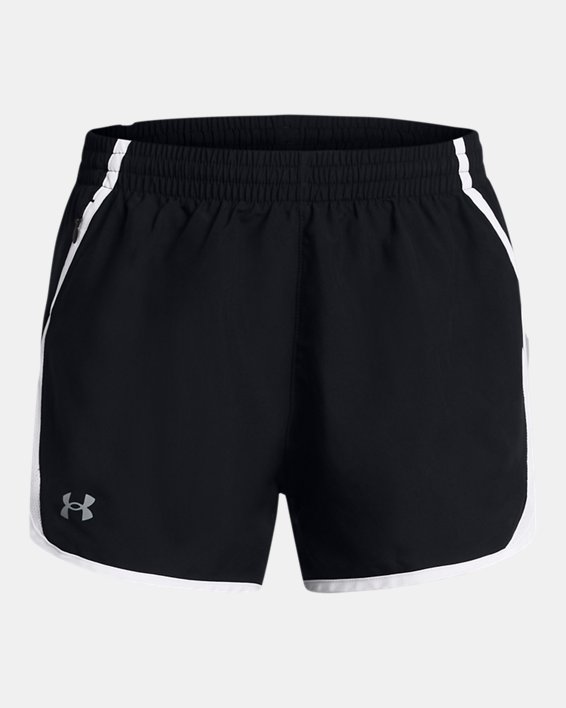 Women's UA Fly-By 3" Shorts in Black image number 4